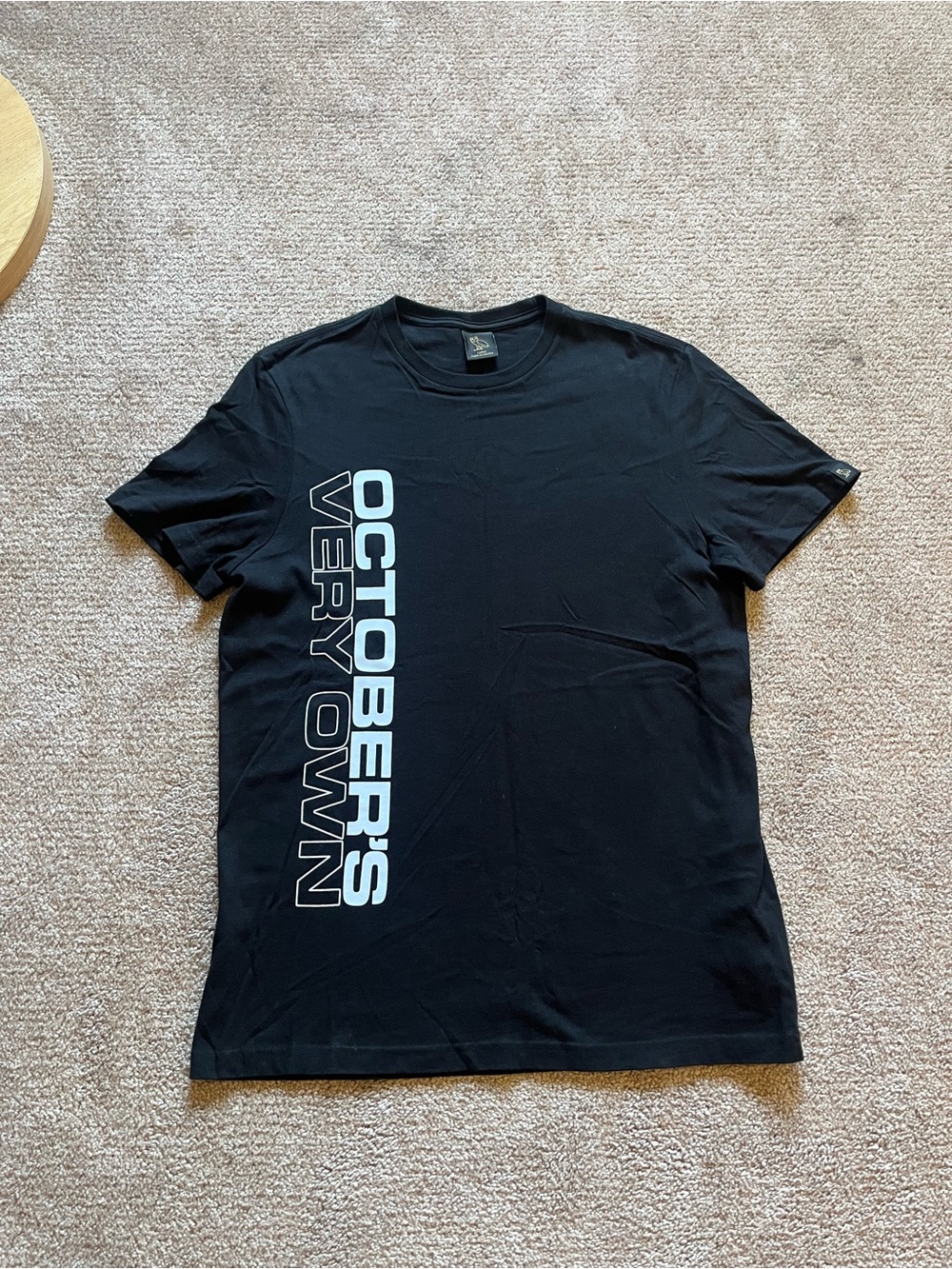 OVO Octobers Very Own Black Spellout Black Tee